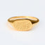 Custom Made Dog Nose Print Signet Ring