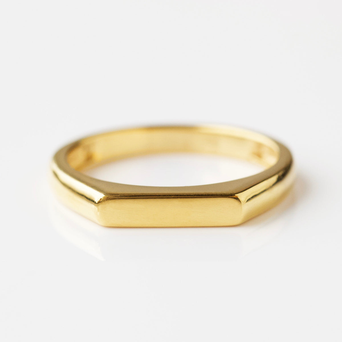 Engravable Vintage Signet Ring Main image