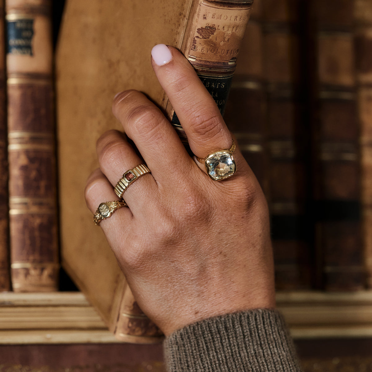 Louise Thompson Chapters Vintage Signet Ring