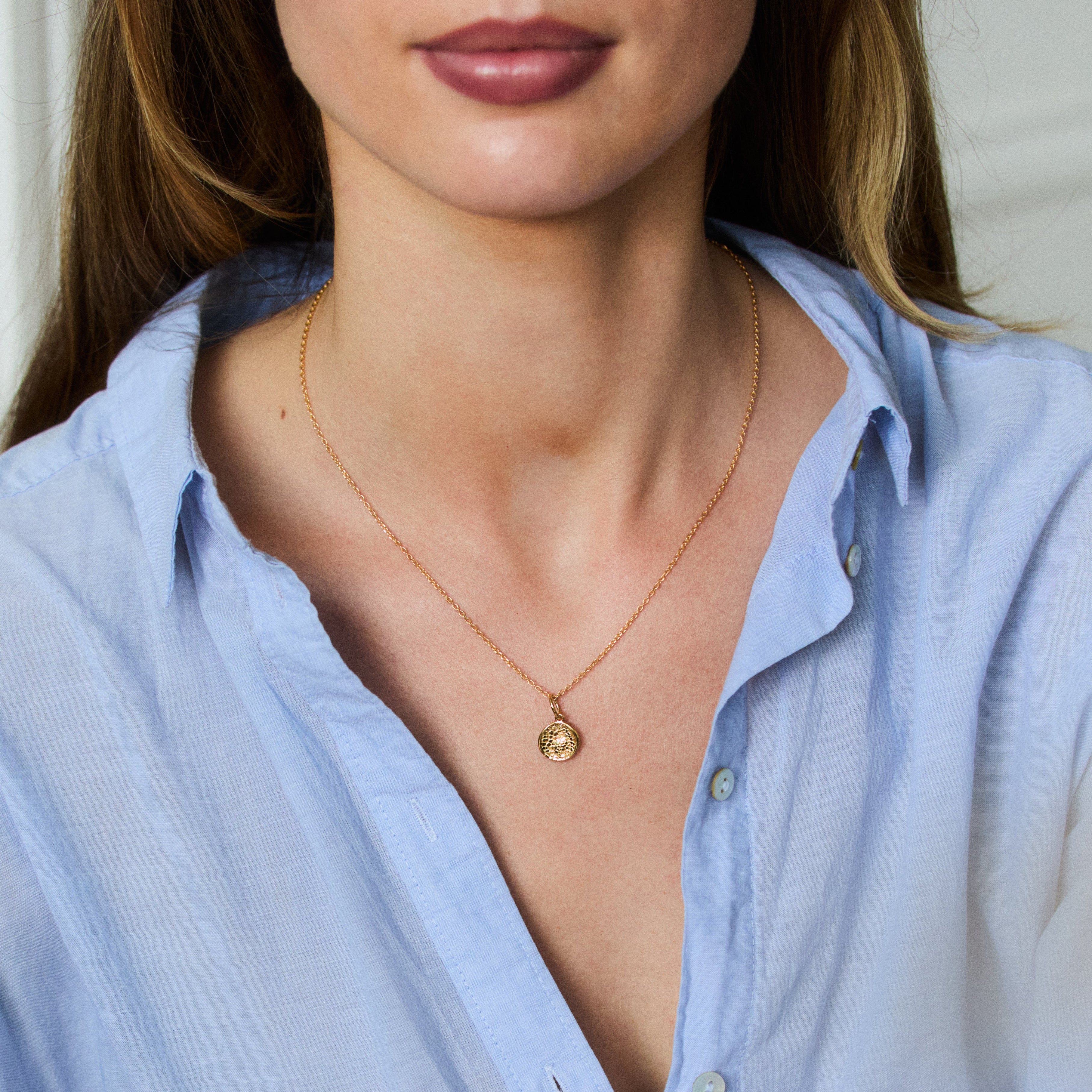 Custom Made Dog Nose Print Pendant Necklace Secondary image