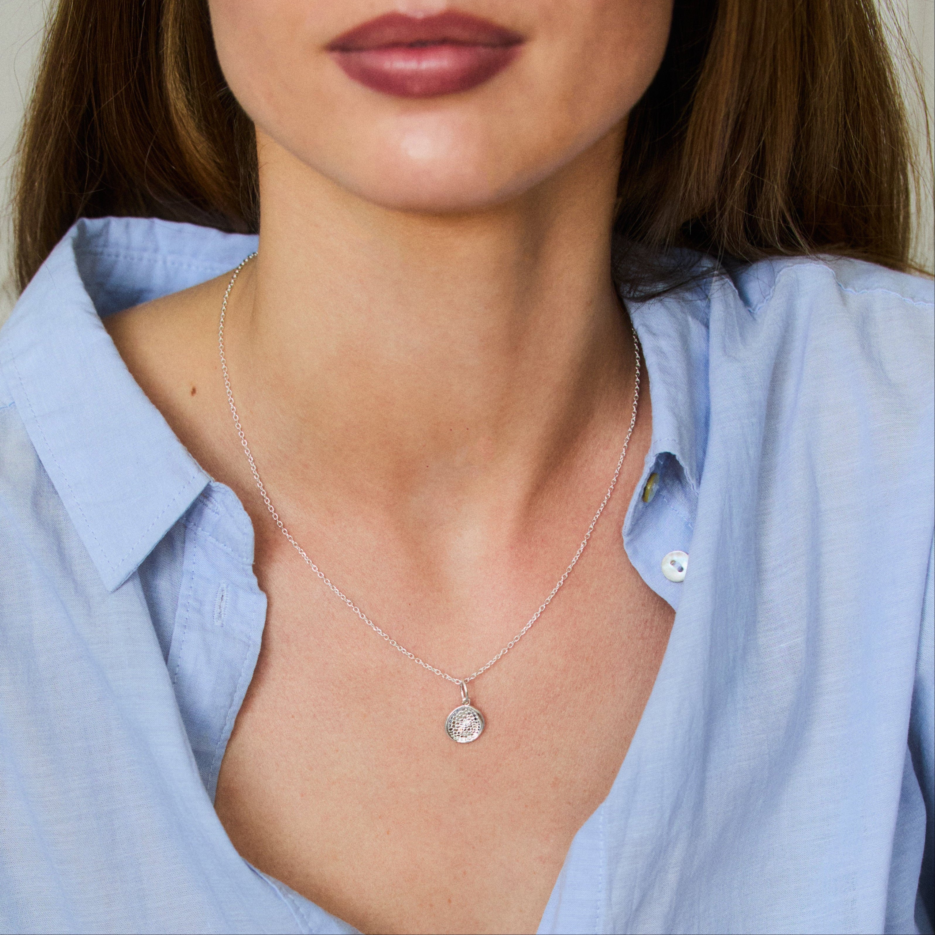 Custom Made Dog Nose Print Pendant Necklace Secondary image
