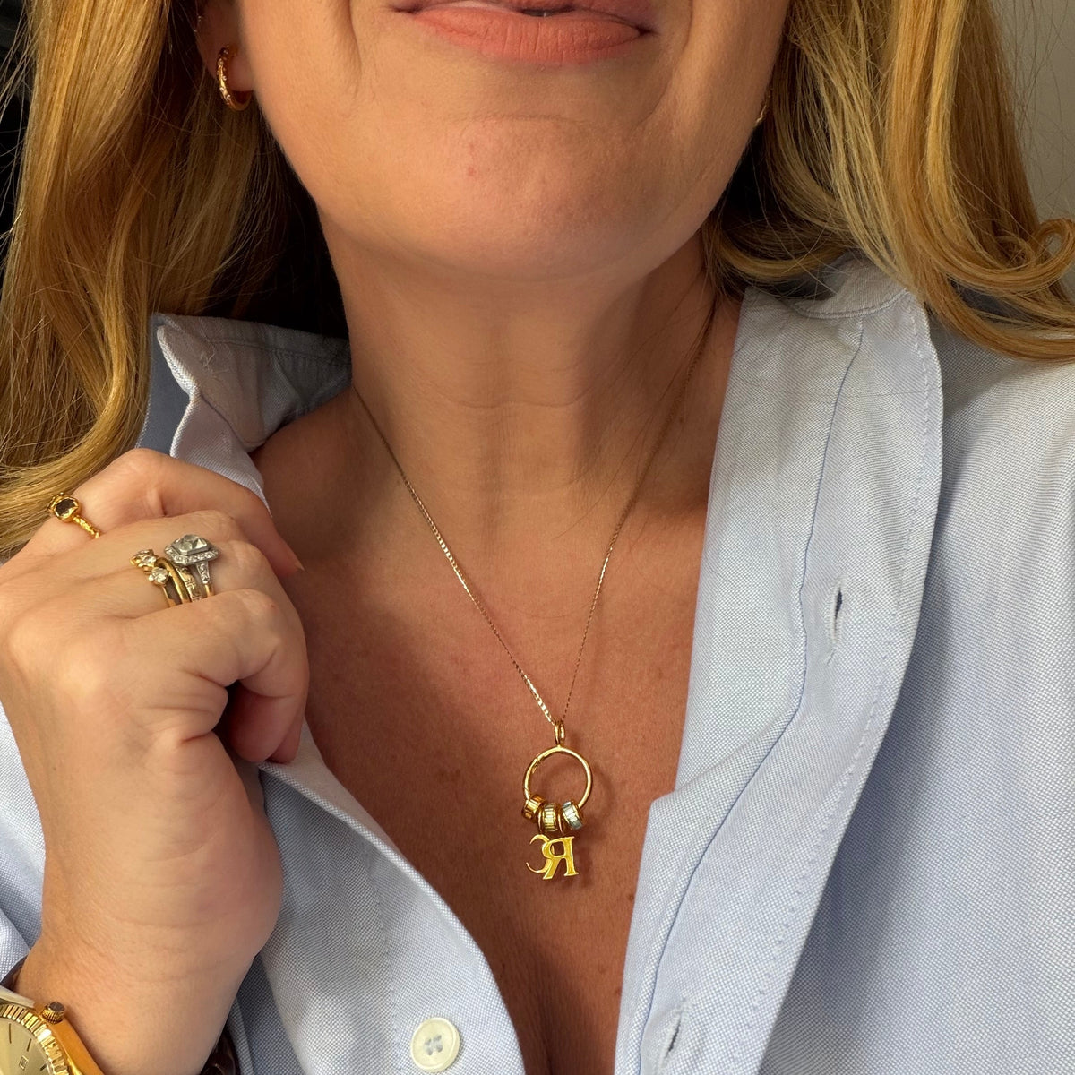 Mini Initial Charm
