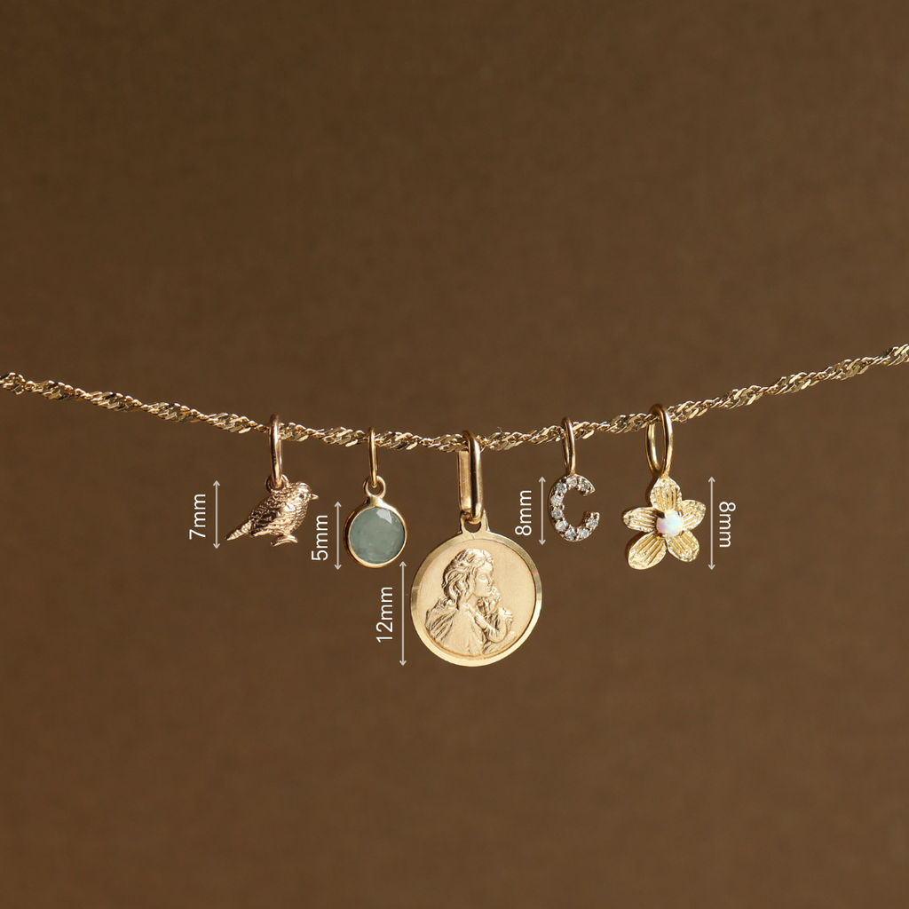 Treasured Birthstone Flower Charm