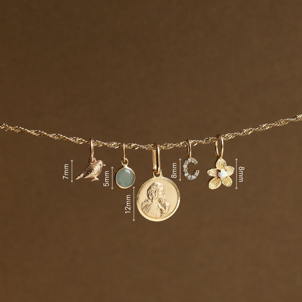 Treasured Birthstone Flower Charm