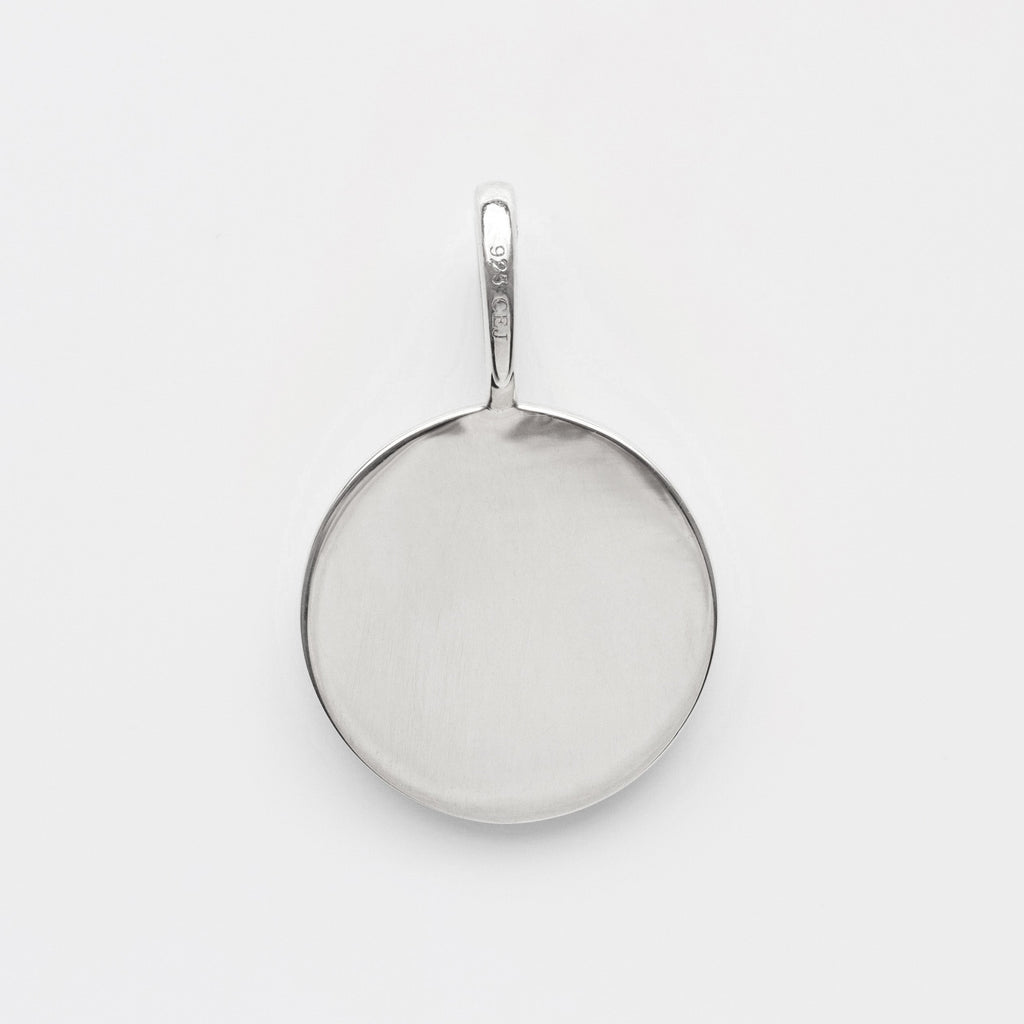 Star Set Diamond Engravable Pendant
