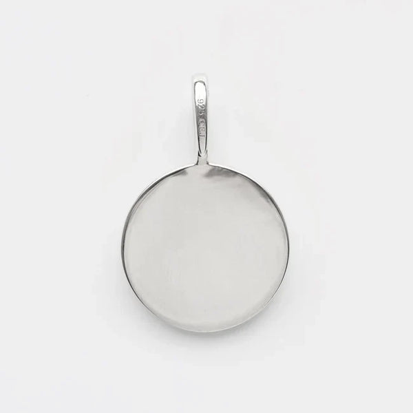 Engraved Handwriting Star Set Diamond Coin