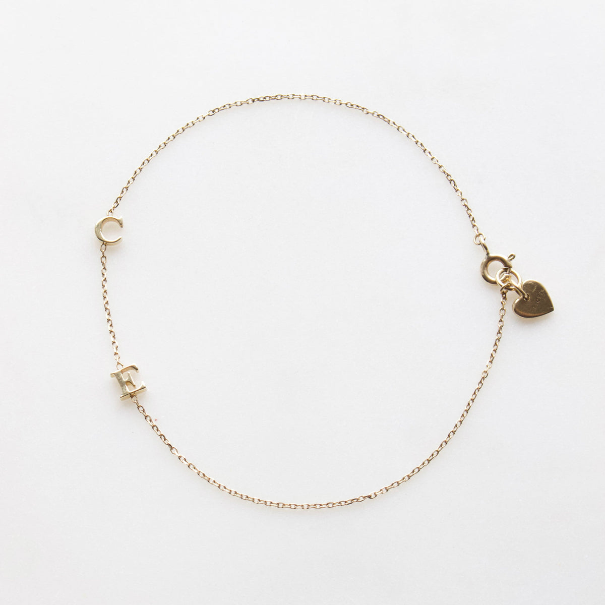 Custom Made Initial Bracelet Main image