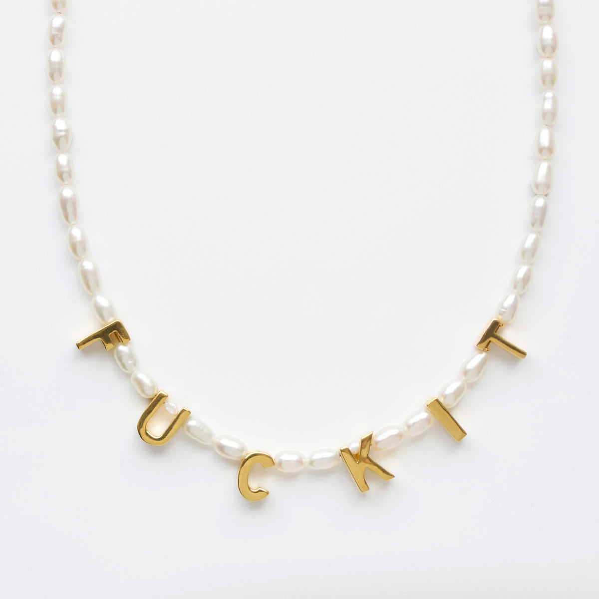 Custom Made Personalised Pearl Necklace