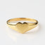 Etta Heart Engravable Signet Ring