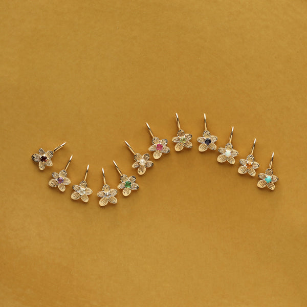 Treasured Birthstone Flower Charm