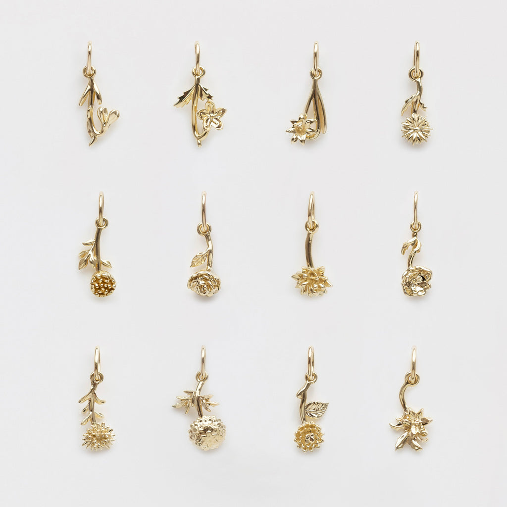 Treasured Birth Flower Charm