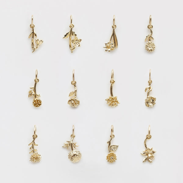 Treasured Birth Flower Charm