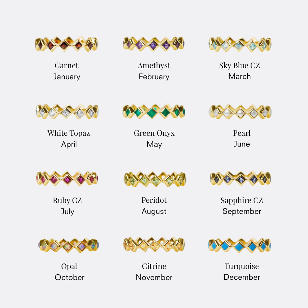 Icon Zoe Sugg Birthstone Eternity Ring