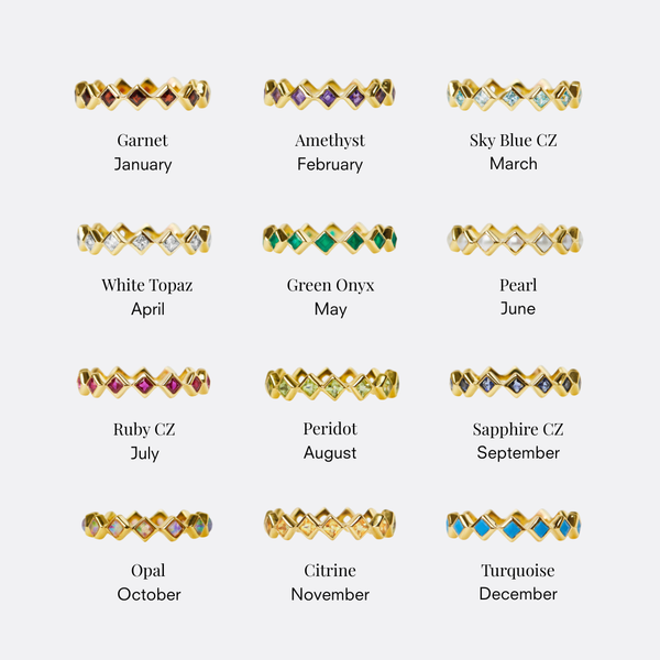 Icon Zoe Sugg Birthstone Eternity Ring