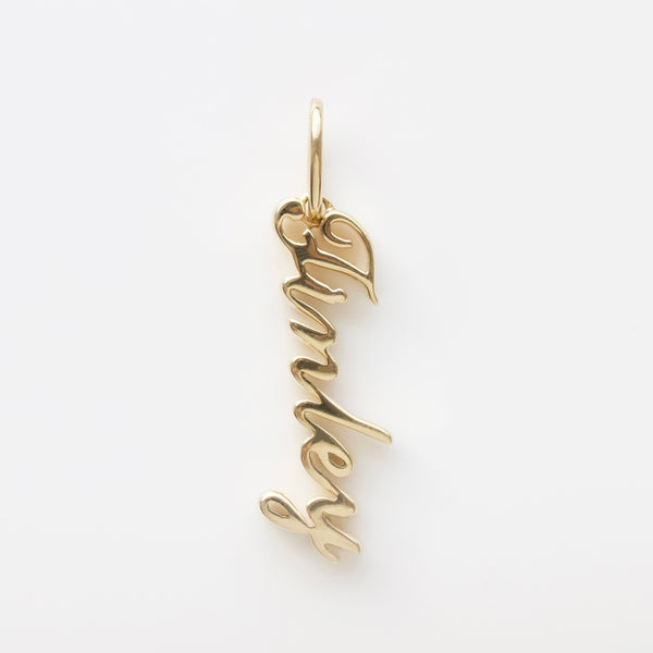 Custom Made Say My Name Charm
