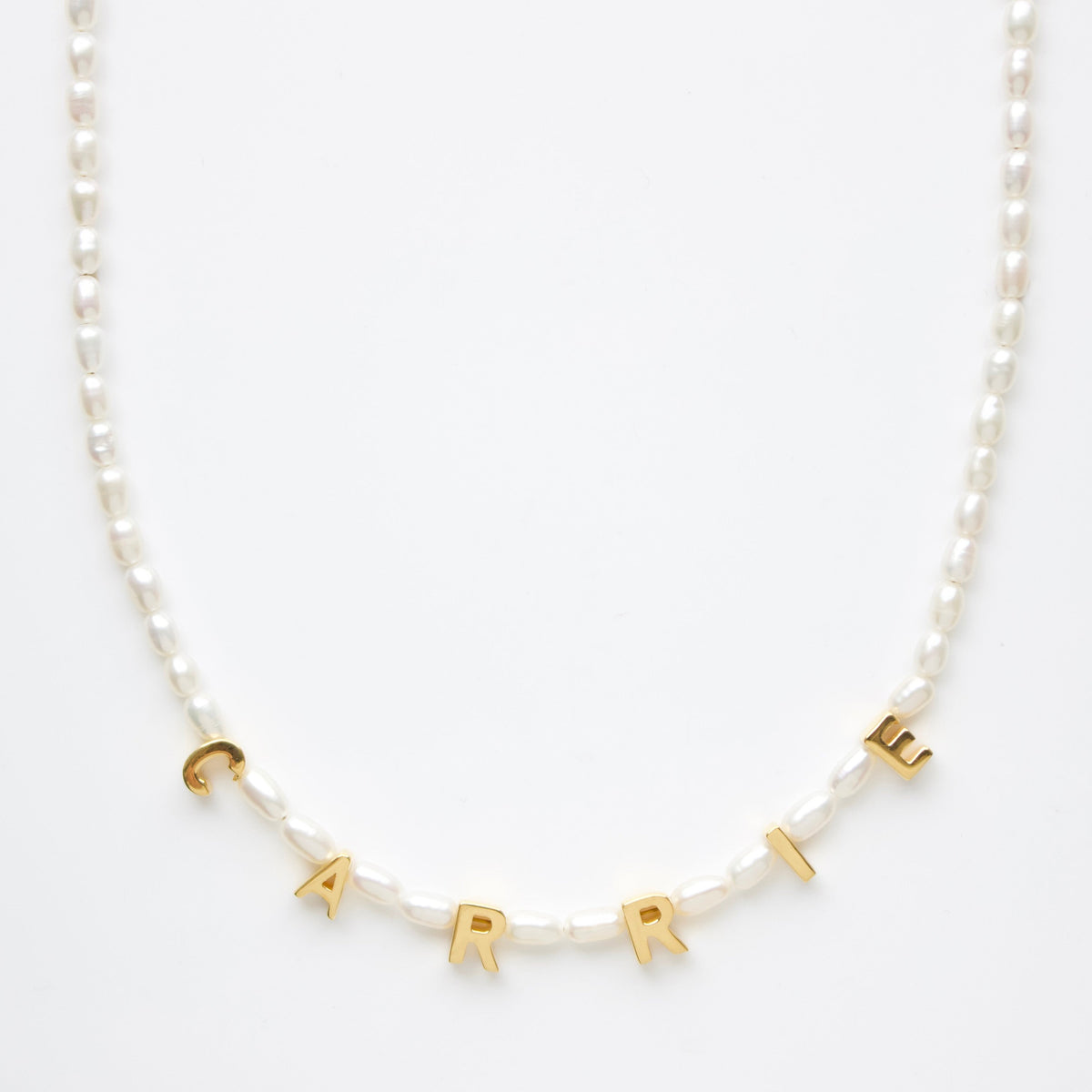 Custom Made Personalised Pearl Necklace Main image
