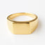 Mens Square Signet Ring