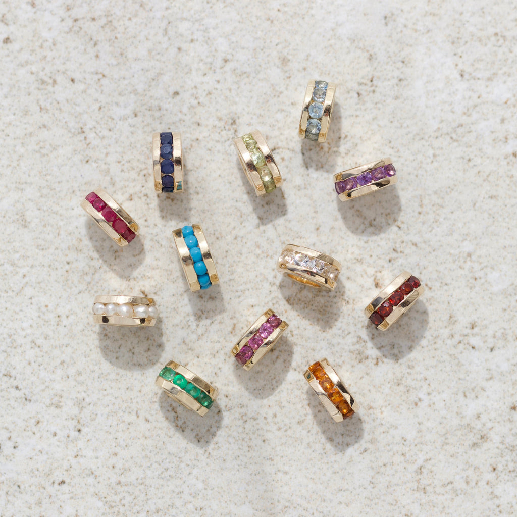 Treasured Birthstone Stacker Charm