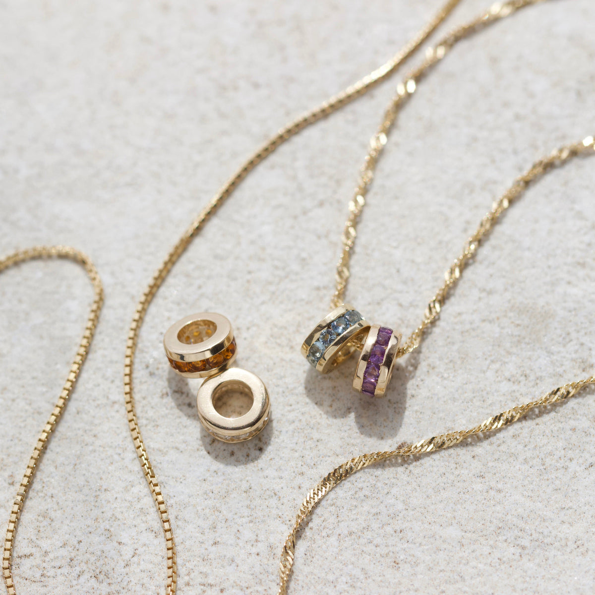 Treasured Birthstone Stacker Charm