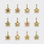 Treasured Birthstone Flower Charm