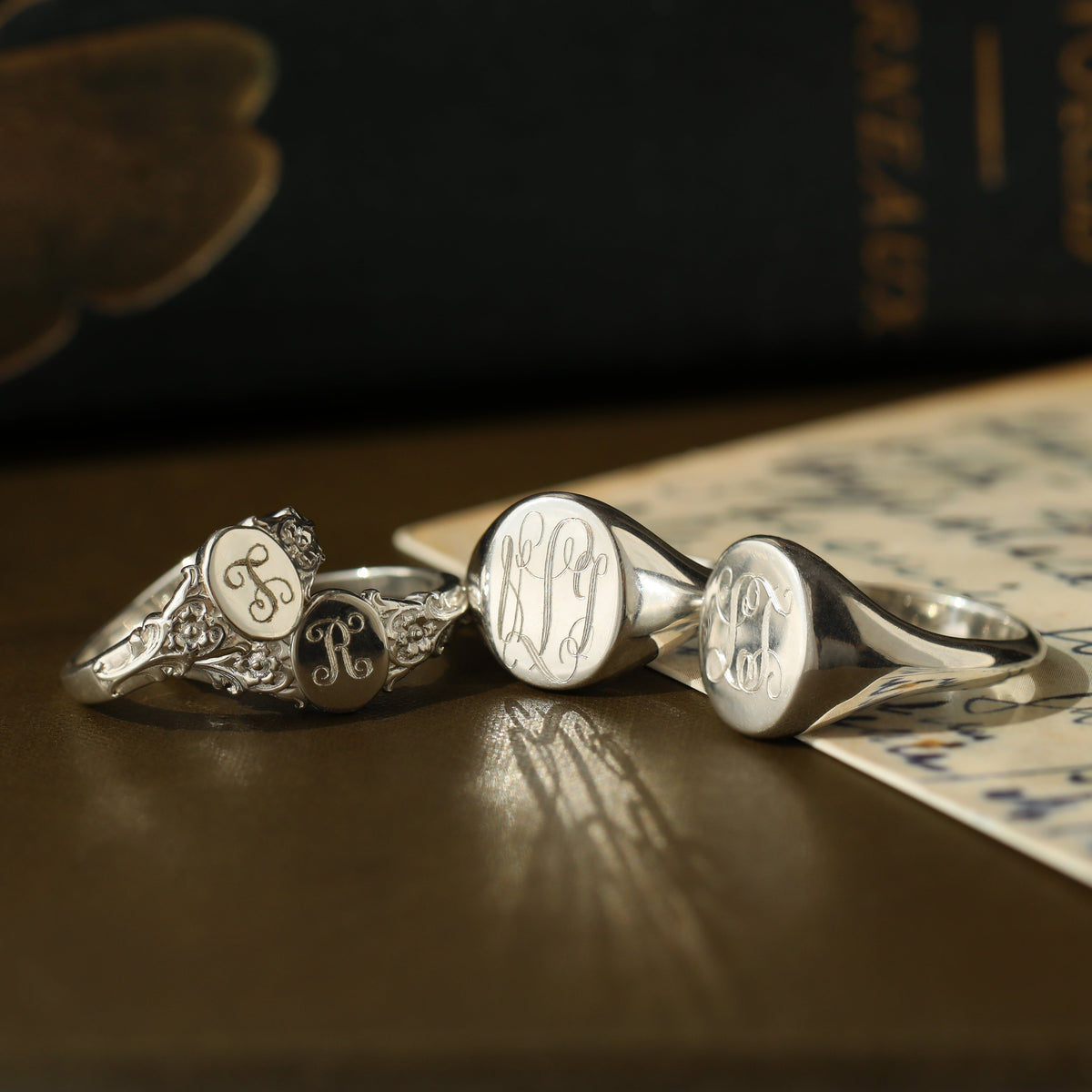 Louise Thompson Chapters Vintage Signet Ring