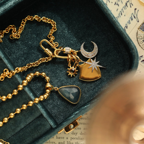 Louise Thompson Chapters Large Protection Shield Pendant