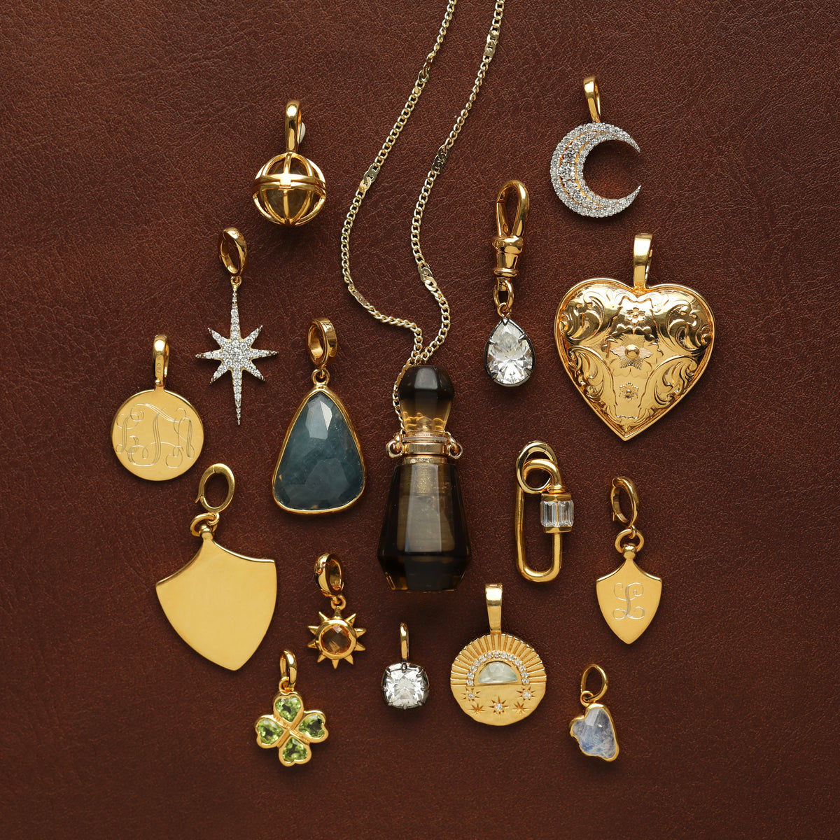 Louise Thompson Chapters Large Protection Shield Pendant