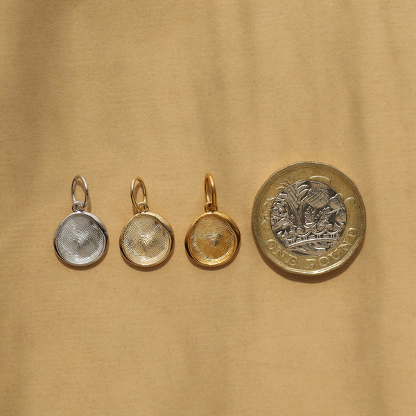 Custom Made Fingerprint Pendant Necklace