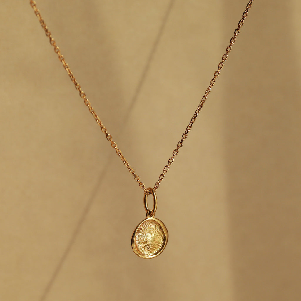 Custom Made Fingerprint Pendant Necklace