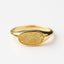 Custom Made Fingerprint Signet Ring