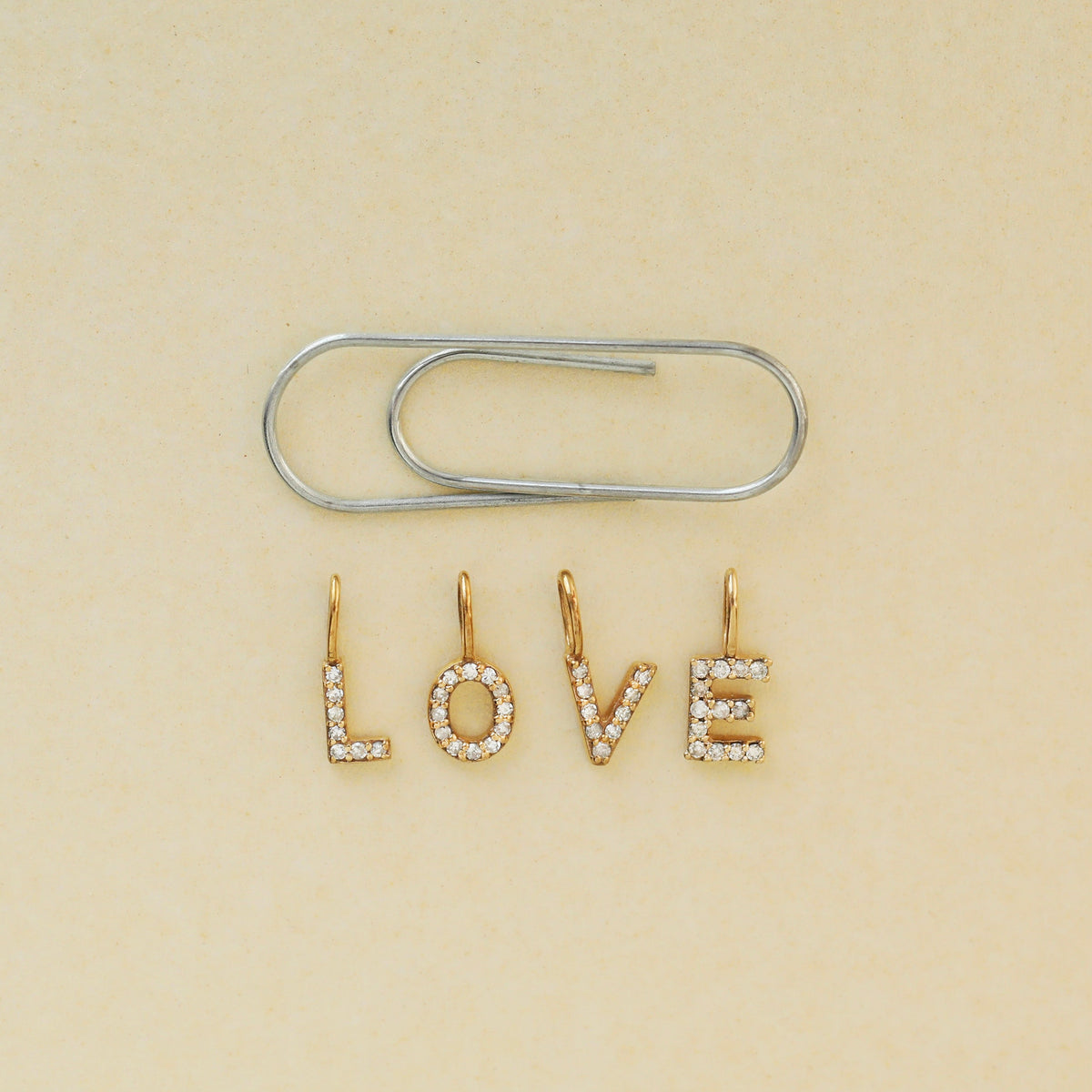 Treasured Diamond Initial Charm