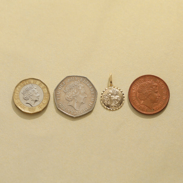 Treasured Zodiac Diamond Cut Pendant