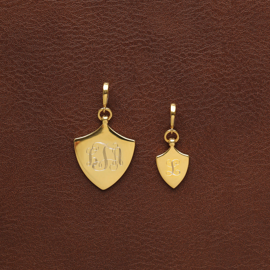 Louise Thompson Chapters Large Protection Shield Pendant
