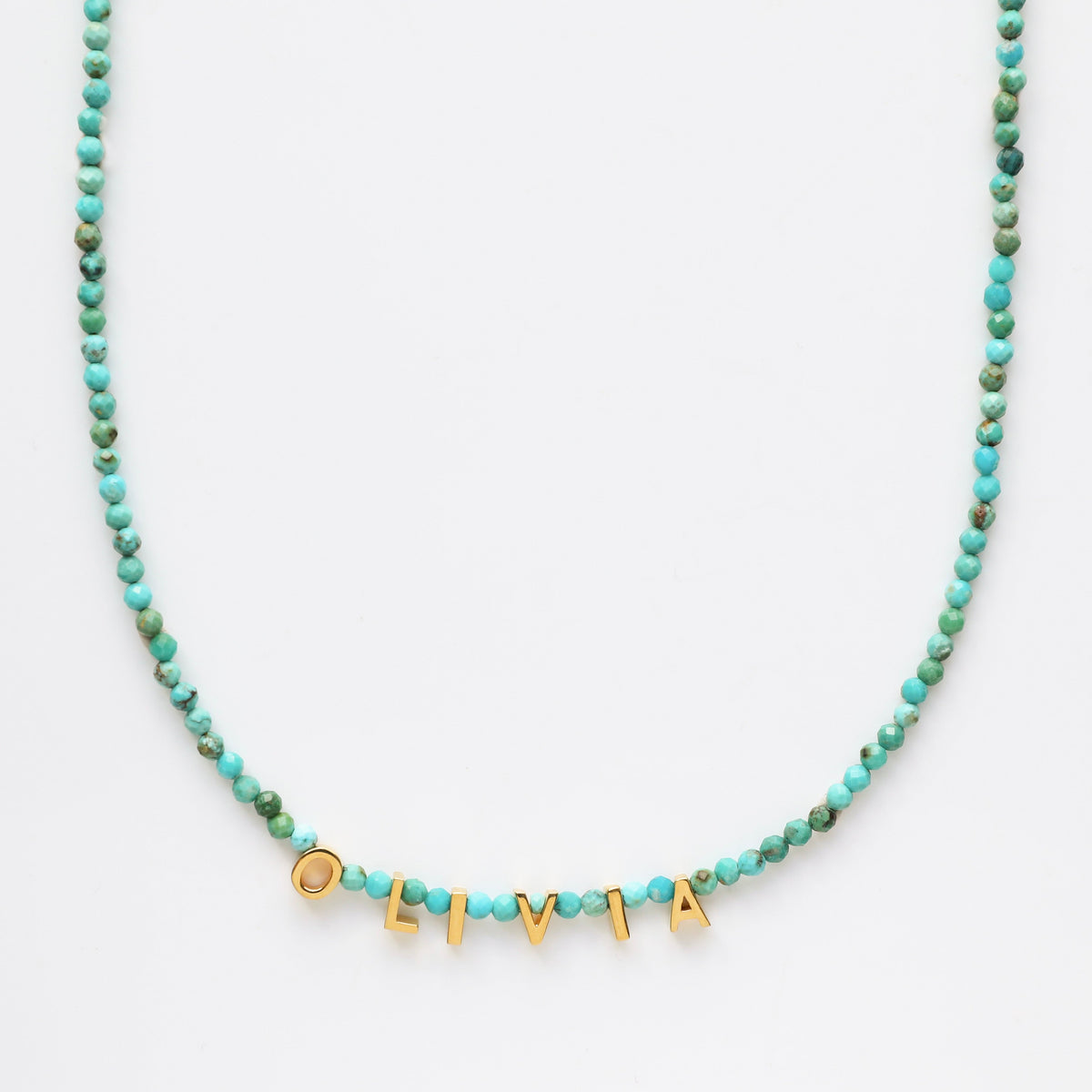 Custom Made Personalised Turquoise Necklace Main image