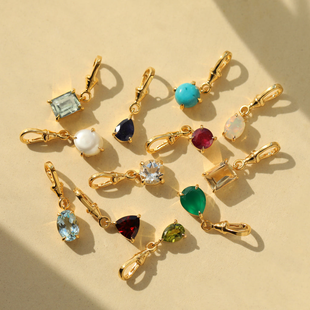 Birthstone Albert Vintage Dog Clip Charm