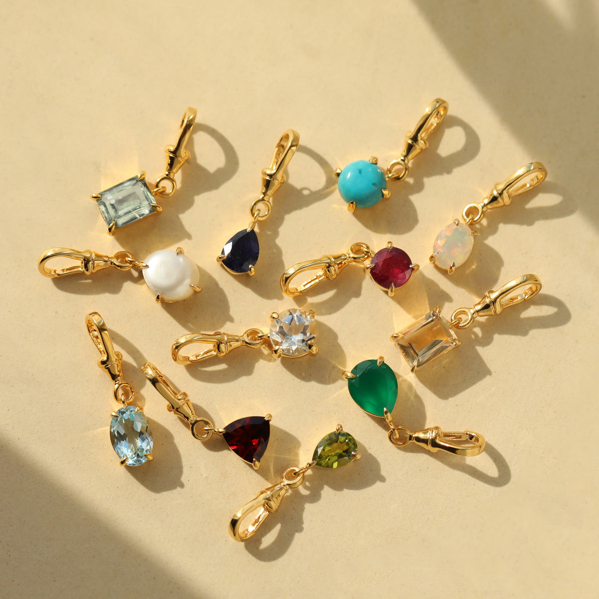 Birthstone Albert Vintage Dog Clip Charm