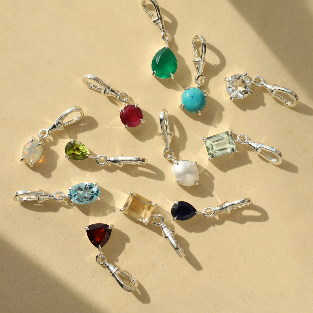 Birthstone Albert Vintage Dog Clip Charm