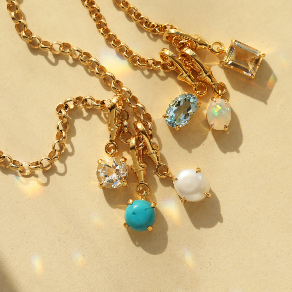 Birthstone Albert Vintage Dog Clip Charm