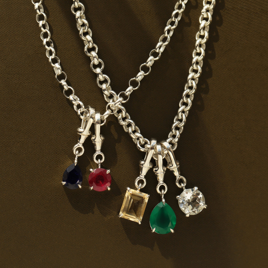 Birthstone Albert Vintage Dog Clip Charm