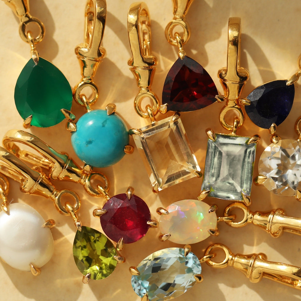 Birthstone Albert Vintage Dog Clip Charm