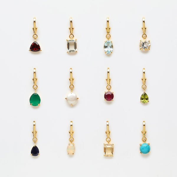 Birthstone Albert Vintage Dog Clip Charm
