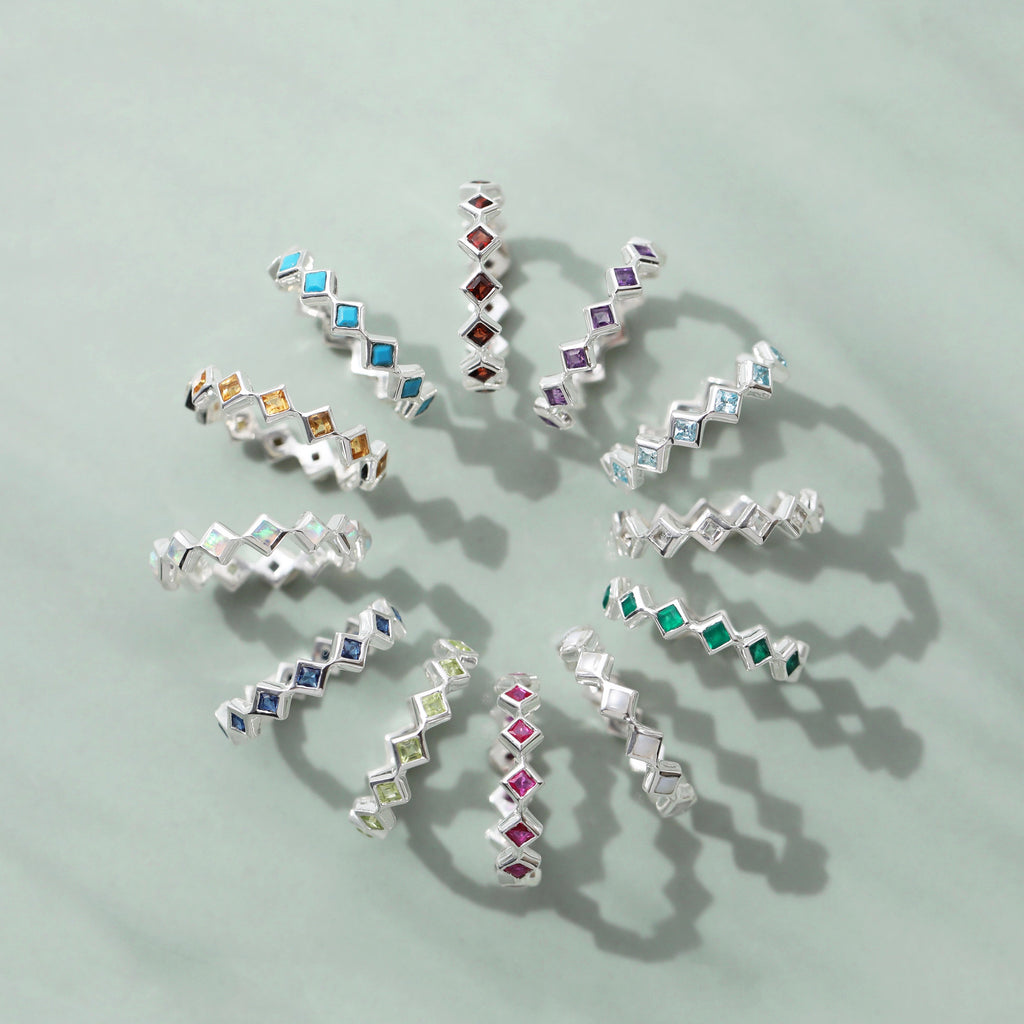 Icon Zoe Sugg Birthstone Eternity Ring