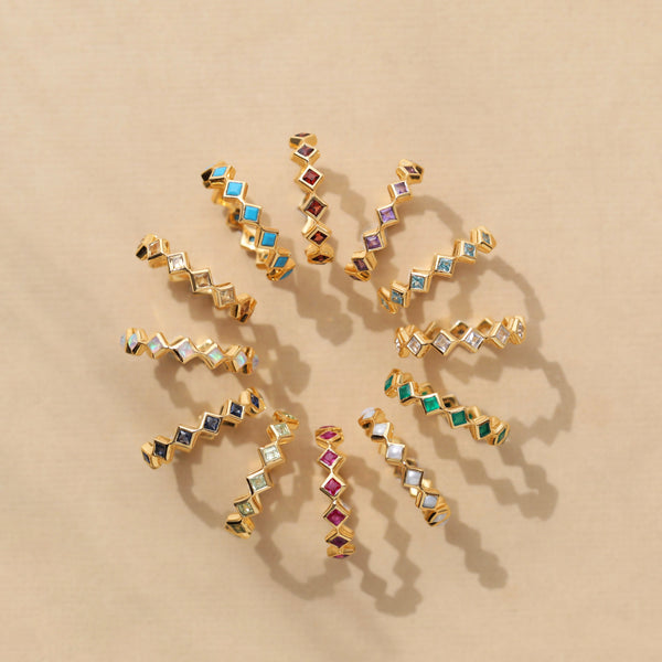 Icon Zoe Sugg Birthstone Eternity Ring