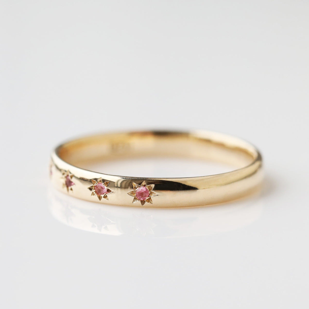 Icon Star Set Birthstone Band Ring