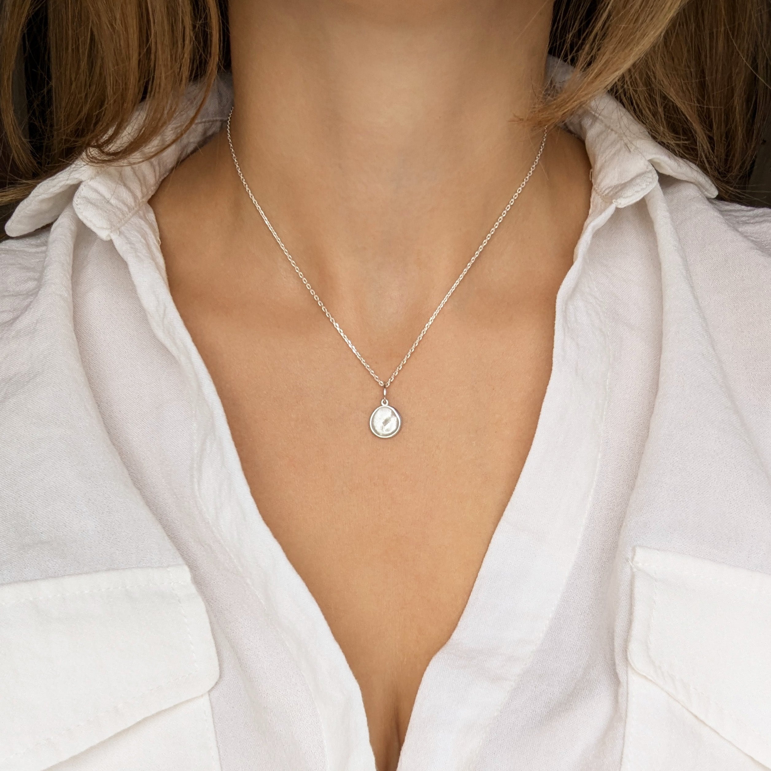 Custom Made Fingerprint Pendant Necklace Secondary image