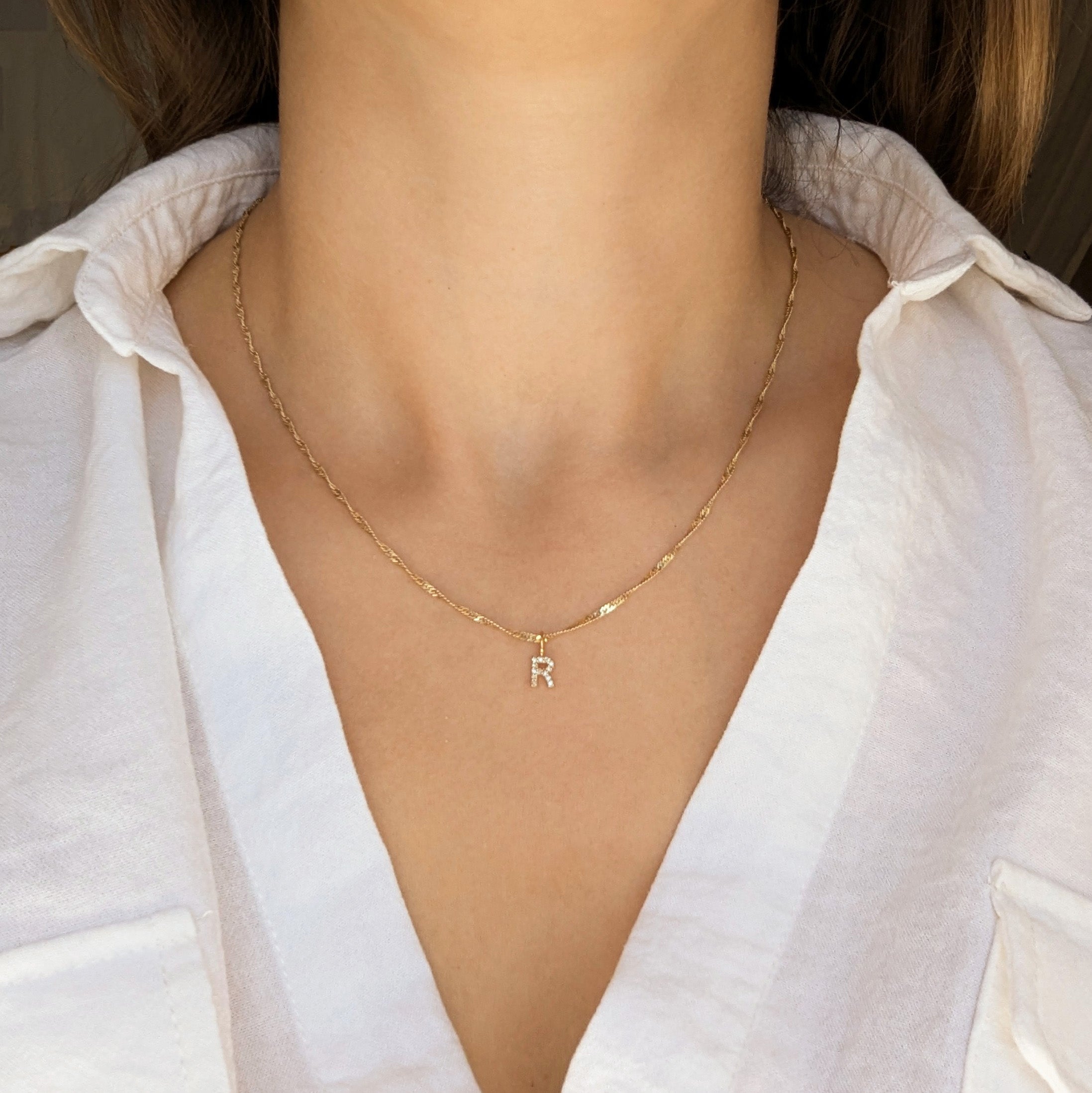 Treasured Diamond Initial Charm Secondary image