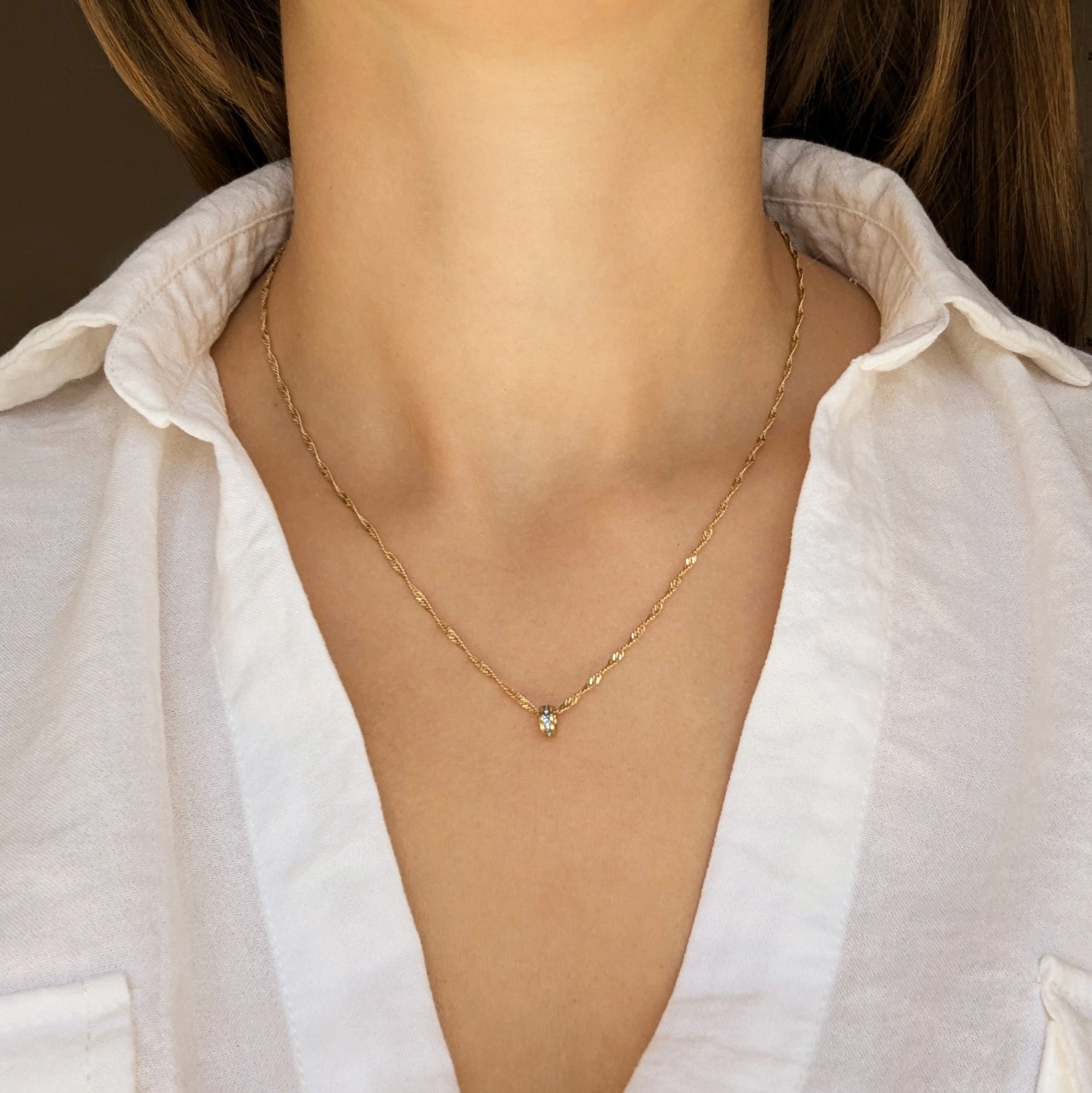 Treasured Birthstone Stacker Charm Secondary image