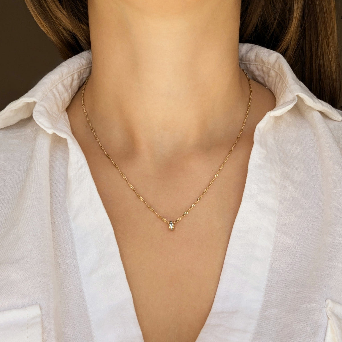 Treasured Birthstone Stacker Charm