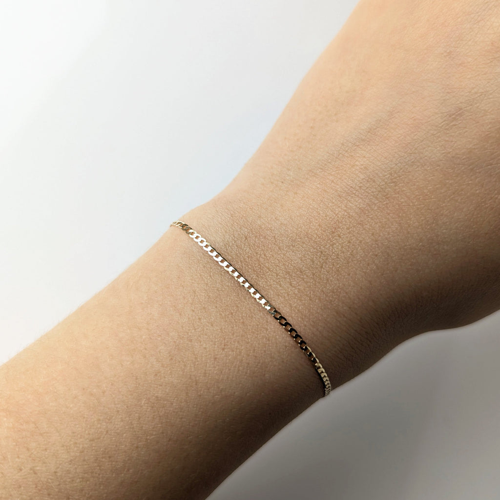Treasured Sparkle Curb Chain Bracelet