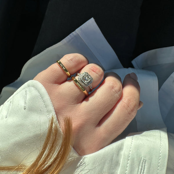 Engravable Vintage Signet Ring
